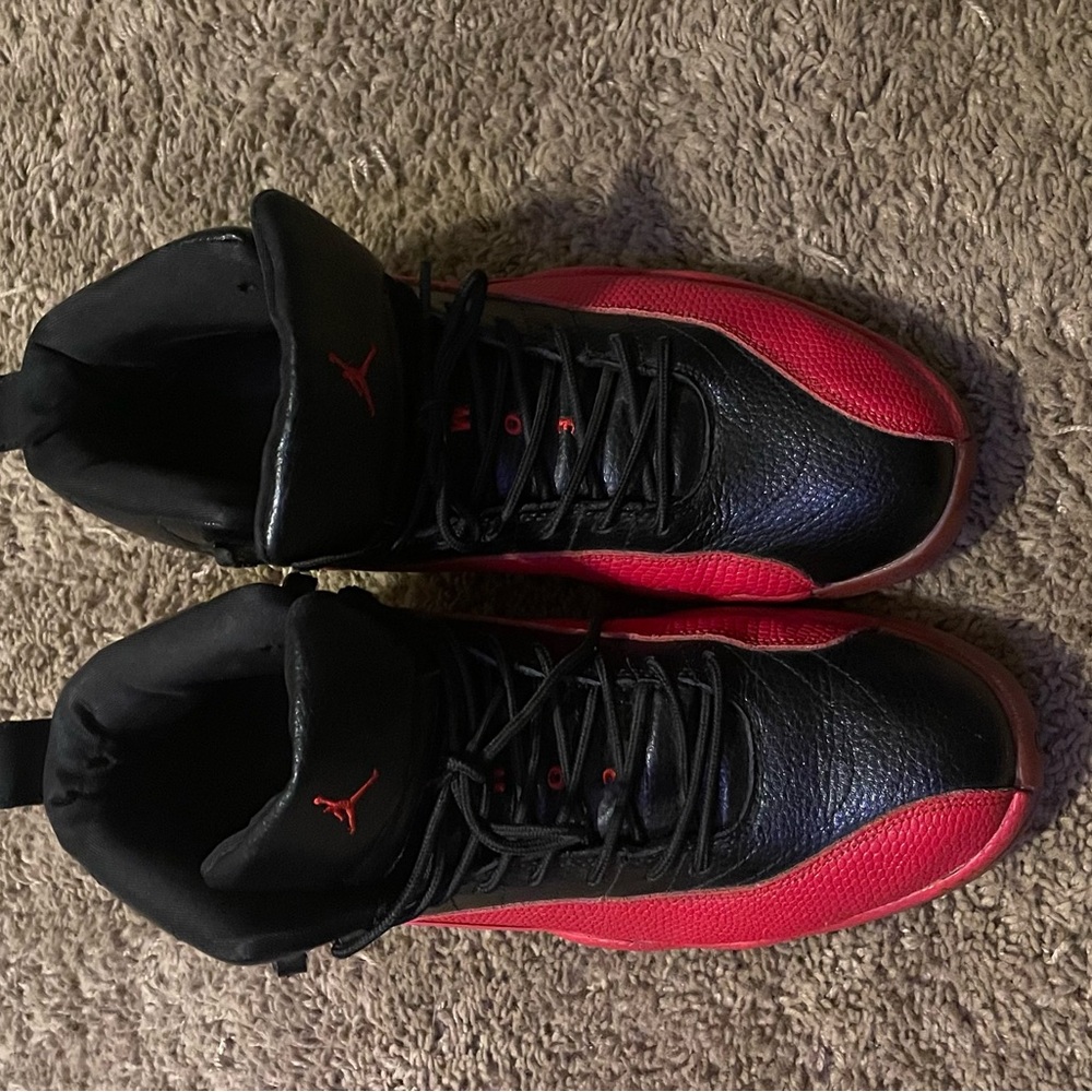 Jordan Flu Game 12s Black/Red